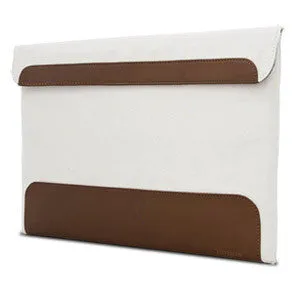 Targus Ultralife Thin Canvas Sleeve for 13.3 Ultrabooks - Cream/Tan