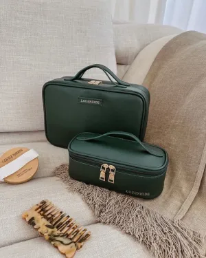 The Georgie Fifi Cosmetic Set Forest Green