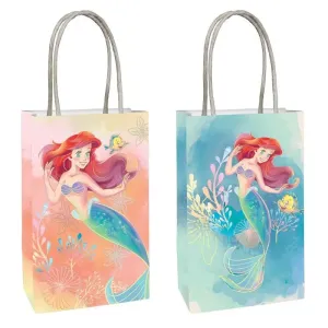 The Little Mermaid Kraft Paper Party Bags 8pk