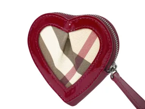 Trendy Inspired Burberry Heart Wallet