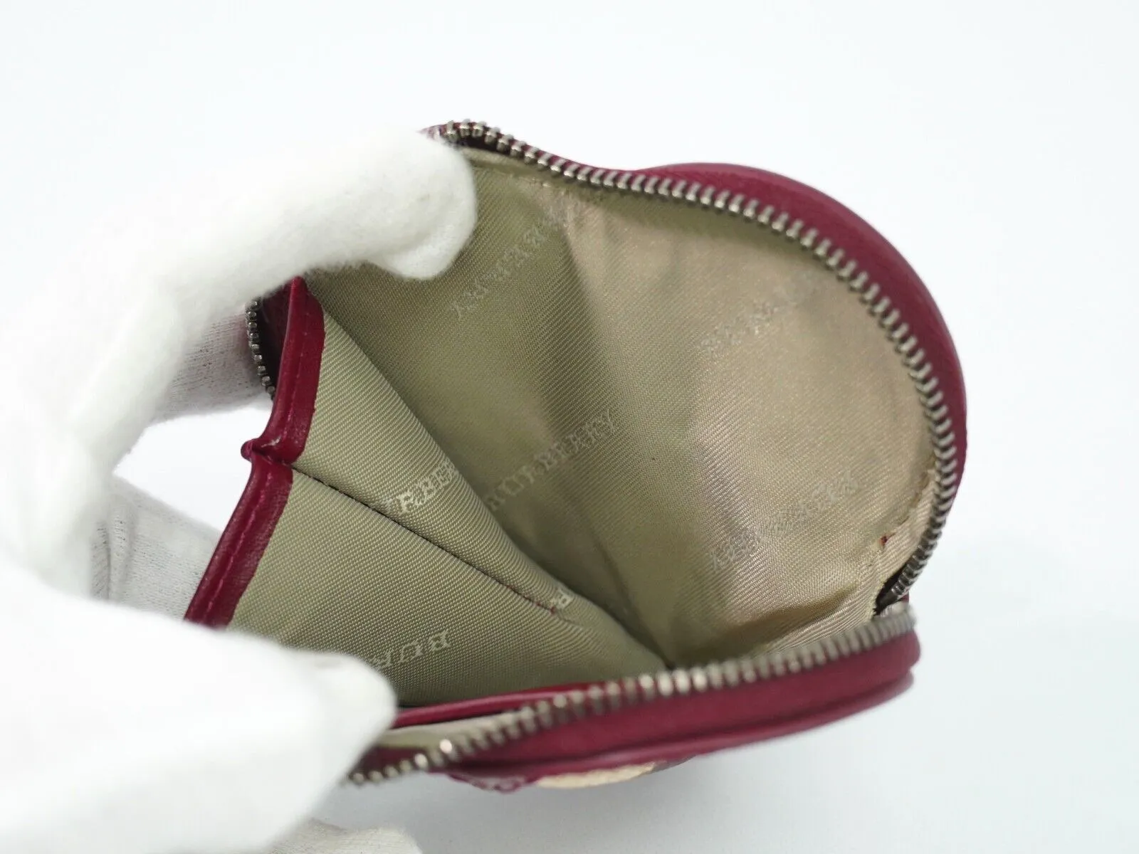 Trendy Inspired Burberry Heart Wallet