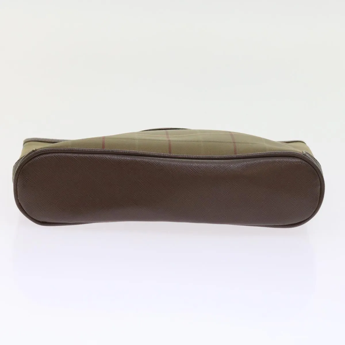 Trendy Inspired Burberryss Nova Check Clutch Bag Canvas 2set Brown Auth Bs8985