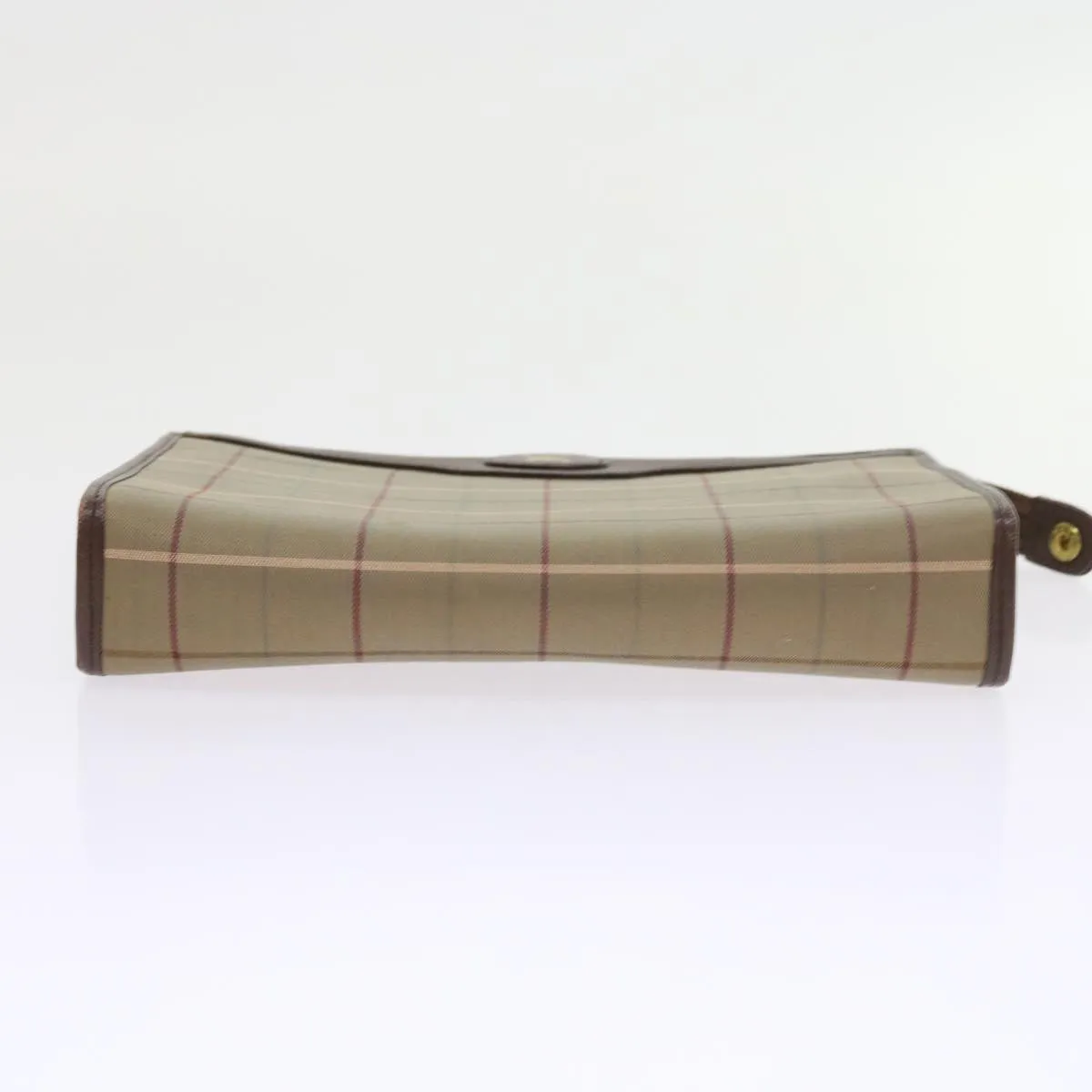 Trendy Inspired Burberryss Nova Check Clutch Bag Canvas 2set Brown Auth Bs8985