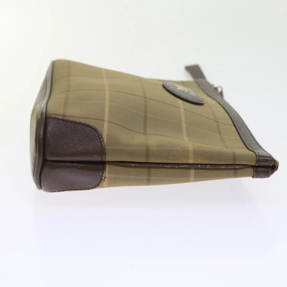 Trendy Inspired Burberryss Nova Check Clutch Bag Canvas 2set Brown Auth Bs8985