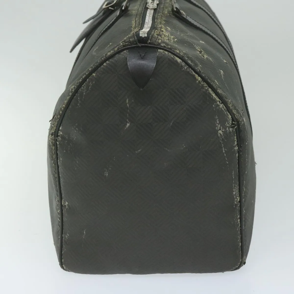 Trendy Inspired Louis Vuitton Damier Carbon Keepall 45 Boston Bag Black N41415 Lv Auth Bs10511