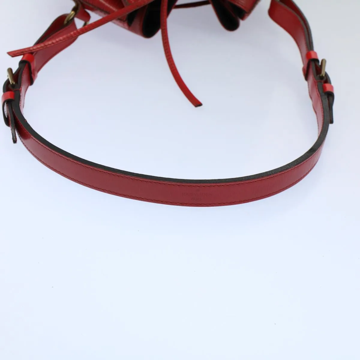 Trendy Inspired Louis Vuitton Epi Petit Noe Shoulder Bag Red M44107 Lv Auth 53986