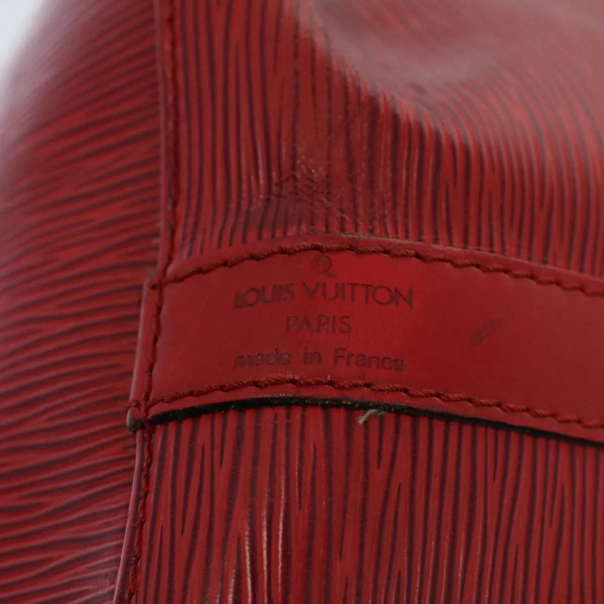 Trendy Inspired Louis Vuitton Epi Petit Noe Shoulder Bag Red M44107 Lv Auth 53986