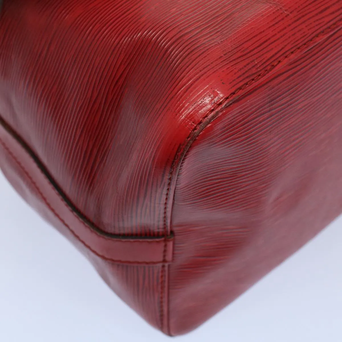 Trendy Inspired Louis Vuitton Epi Petit Noe Shoulder Bag Red M44107 Lv Auth 53986