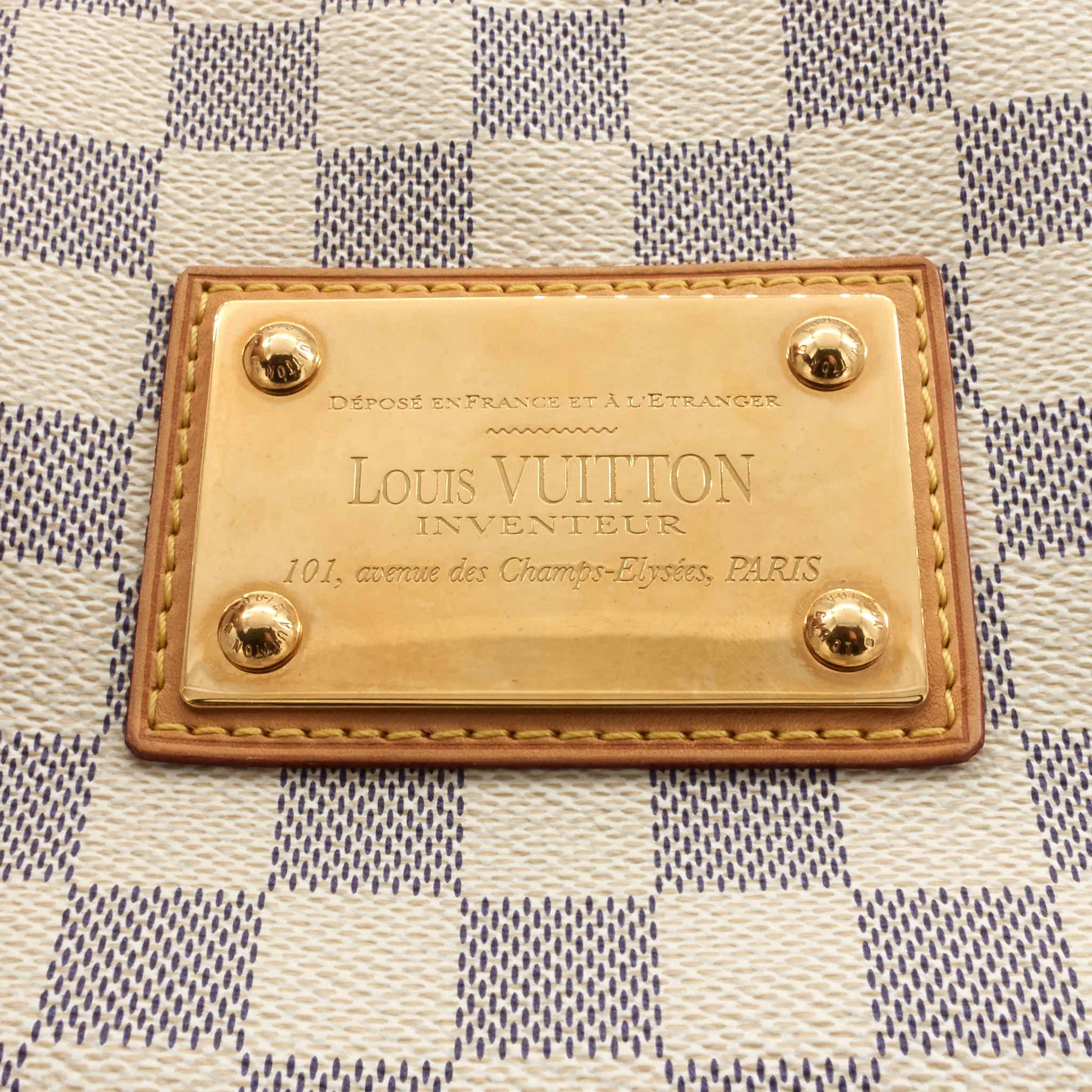 Trendy Inspired Louis Vuitton Galliera Gm Damier Azur Canvas Bag