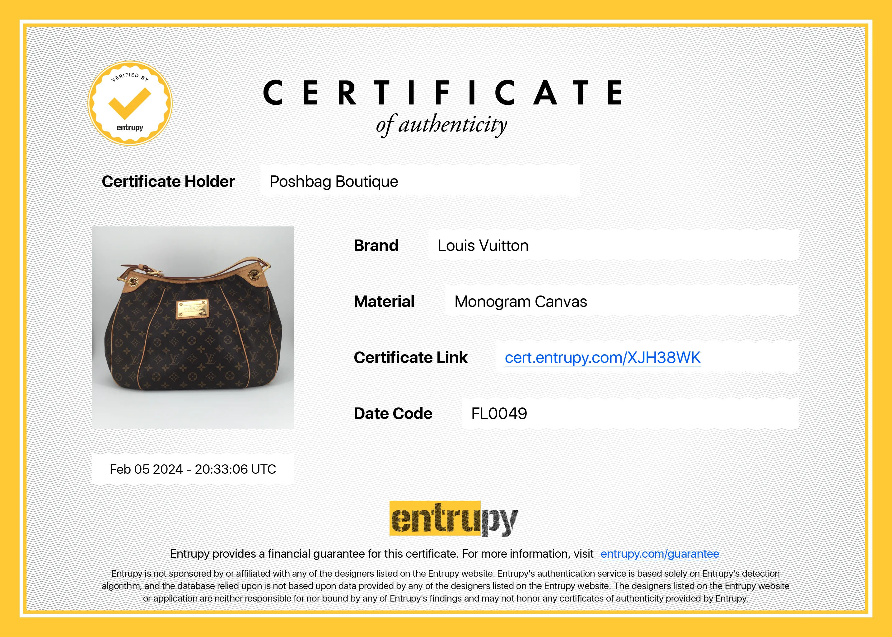 Trendy Inspired Louis Vuitton Galliera Pm Monogram Canvas Bag