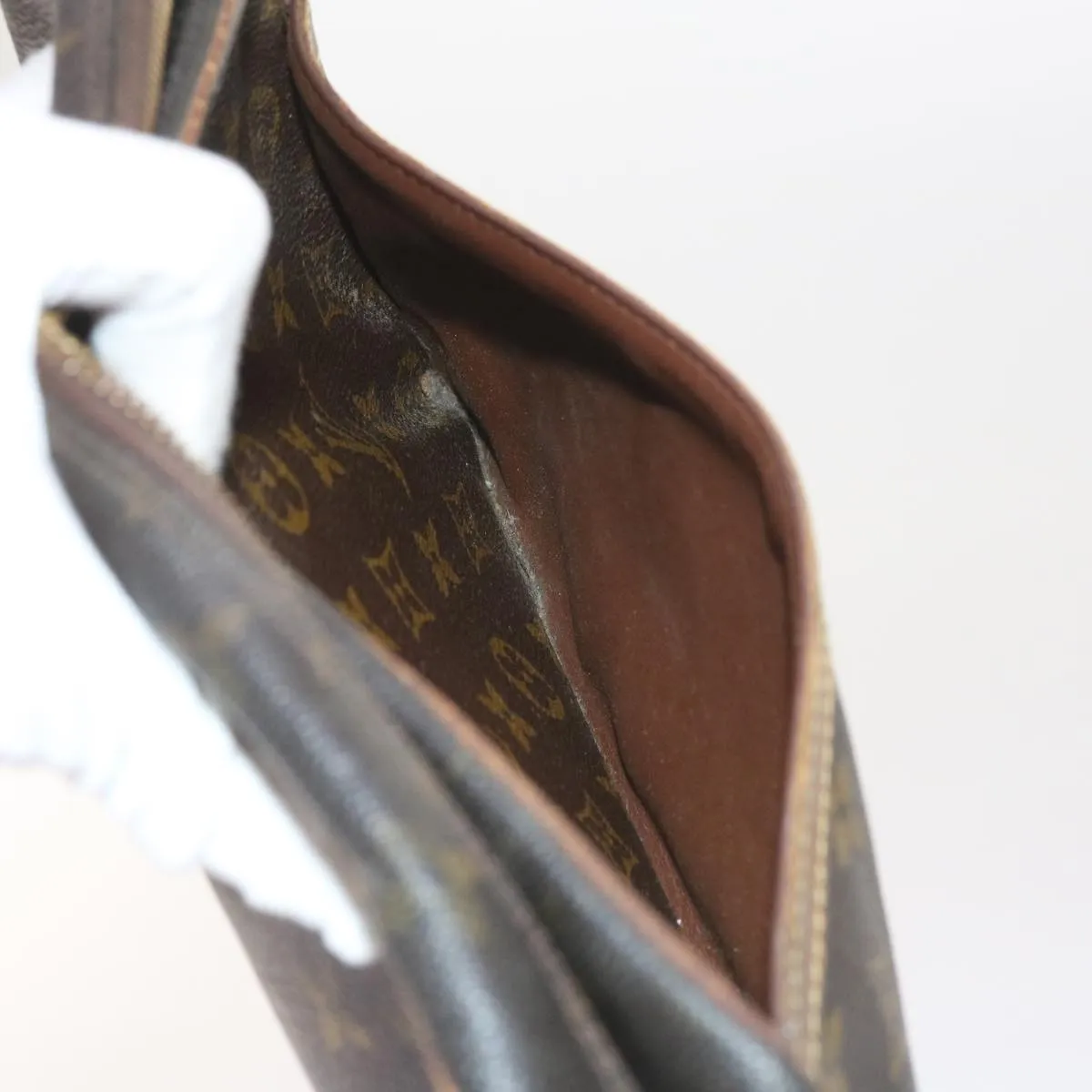 Trendy Inspired Louis Vuitton Monogram Compiegne 28 Clutch Bag M51845 Lv Auth Bs9950