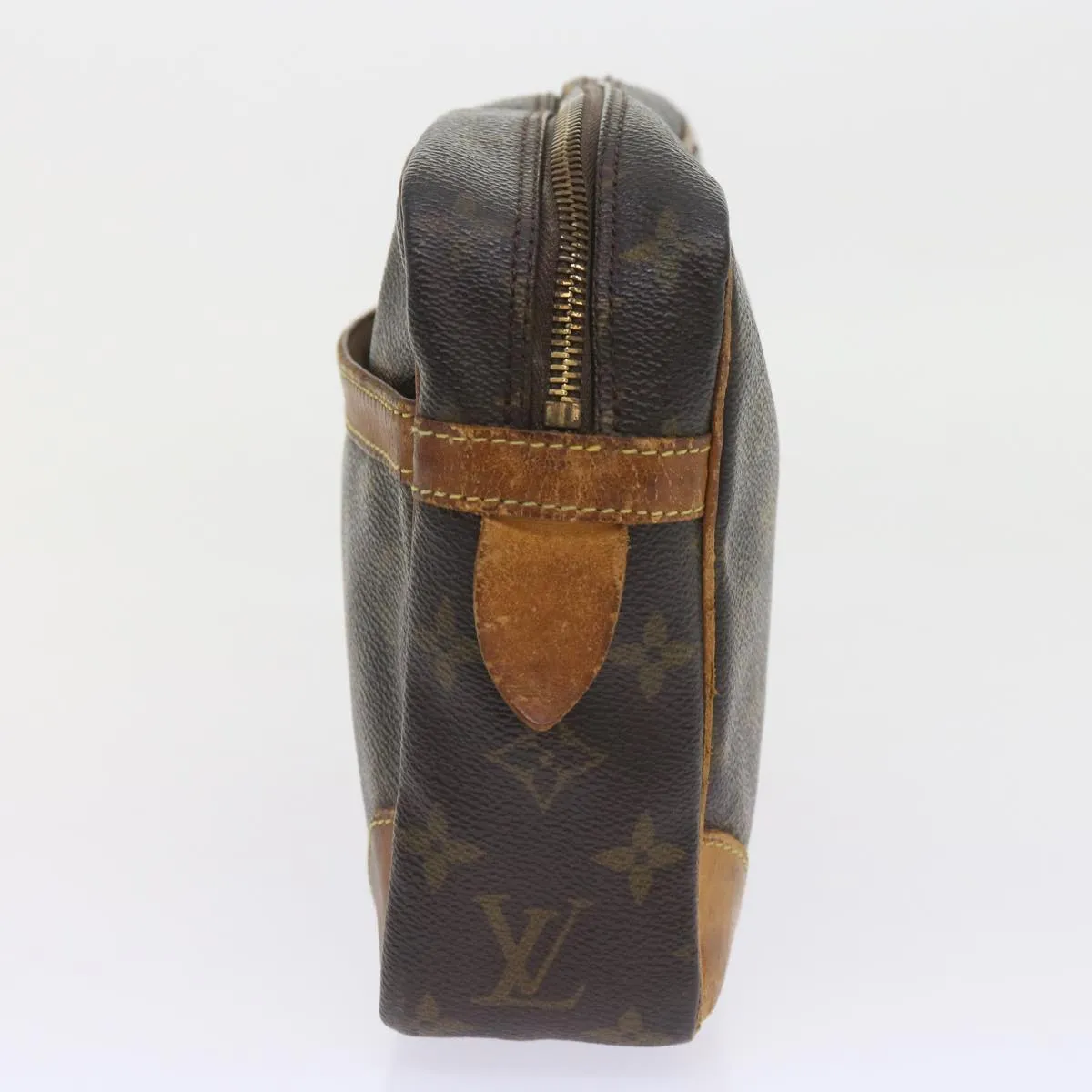 Trendy Inspired Louis Vuitton Monogram Compiegne 28 Clutch Bag M51845 Lv Auth Bs9950