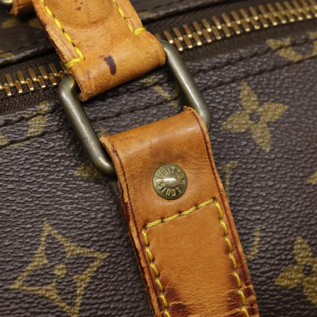 Trendy Inspired Louis Vuitton Monogram Keepall 55 Boston Bag M41424 Lv Auth 87774
