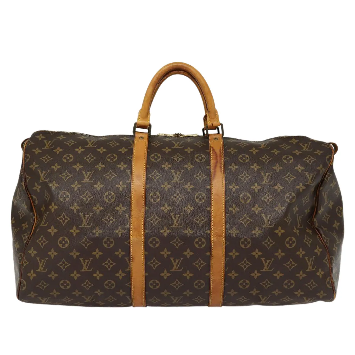 Trendy Inspired Louis Vuitton Monogram Keepall 55 Boston Bag M41424 Lv Auth 87774