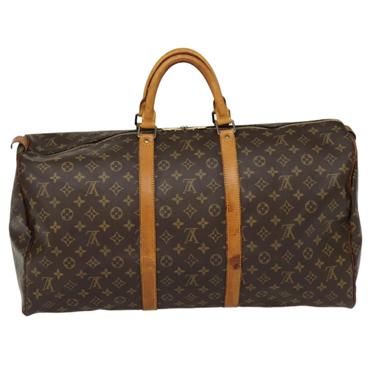 Trendy Inspired Louis Vuitton Monogram Keepall 55 Boston Bag M41424 Lv Auth 87774