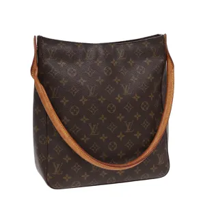 Trendy Inspired Louis Vuitton Monogram Looping Gm Shoulder Bag M51145 Lv Auth Bs17191