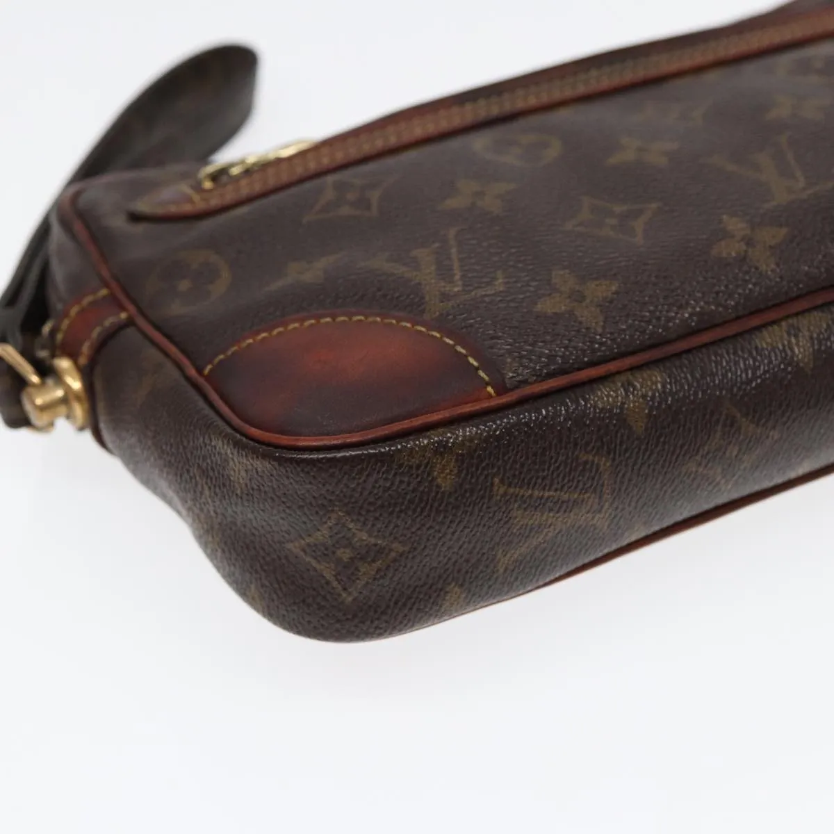 Trendy Inspired Louis Vuitton Monogram Marly Dragonne Gm Clutch Bag M51825 Lv Auth 84686