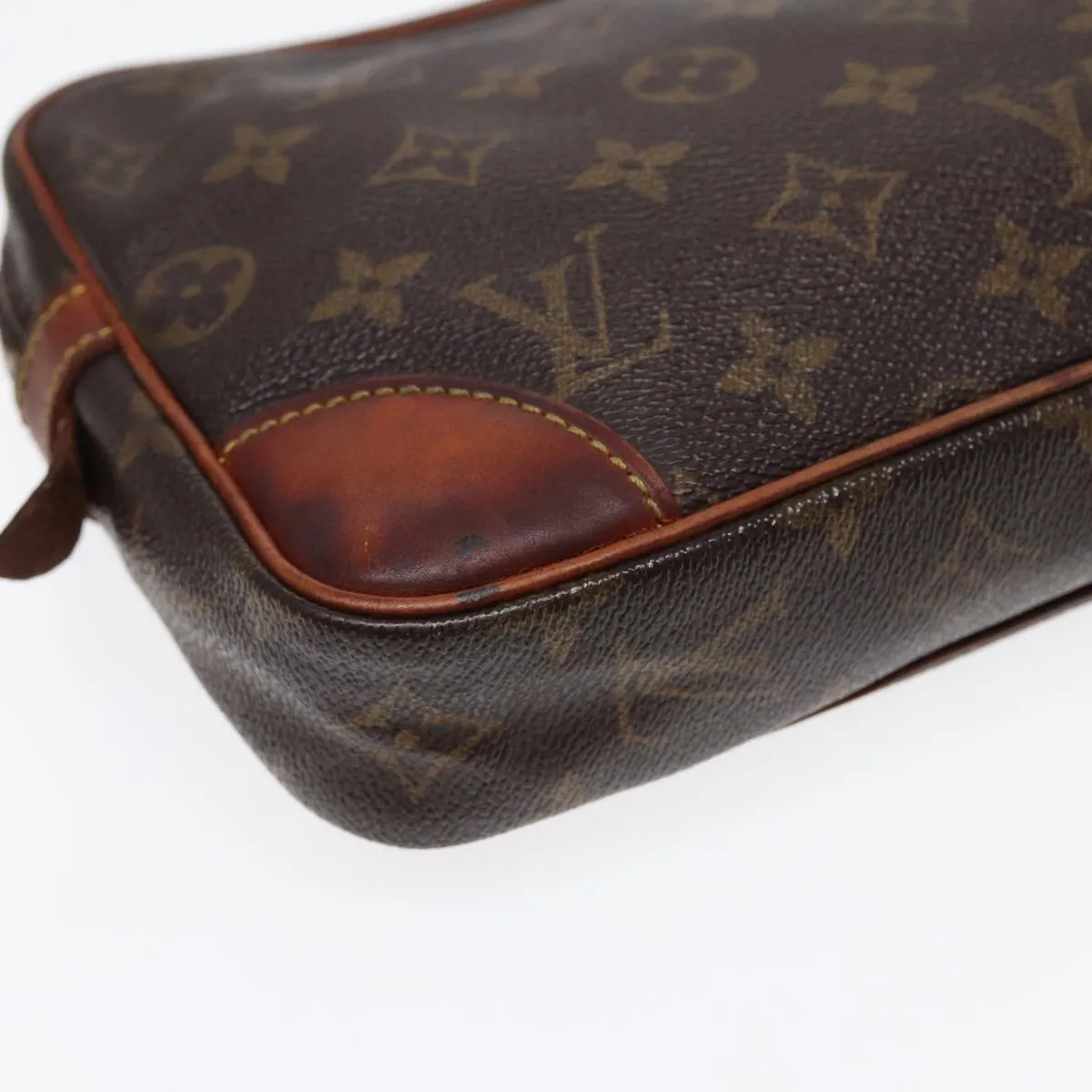 Trendy Inspired Louis Vuitton Monogram Marly Dragonne Gm Clutch Bag M51825 Lv Auth 84686