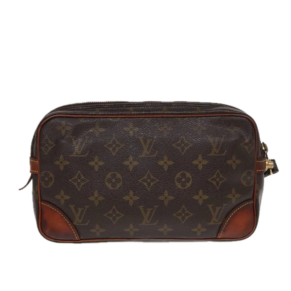 Trendy Inspired Louis Vuitton Monogram Marly Dragonne Gm Clutch Bag M51825 Lv Auth 84686