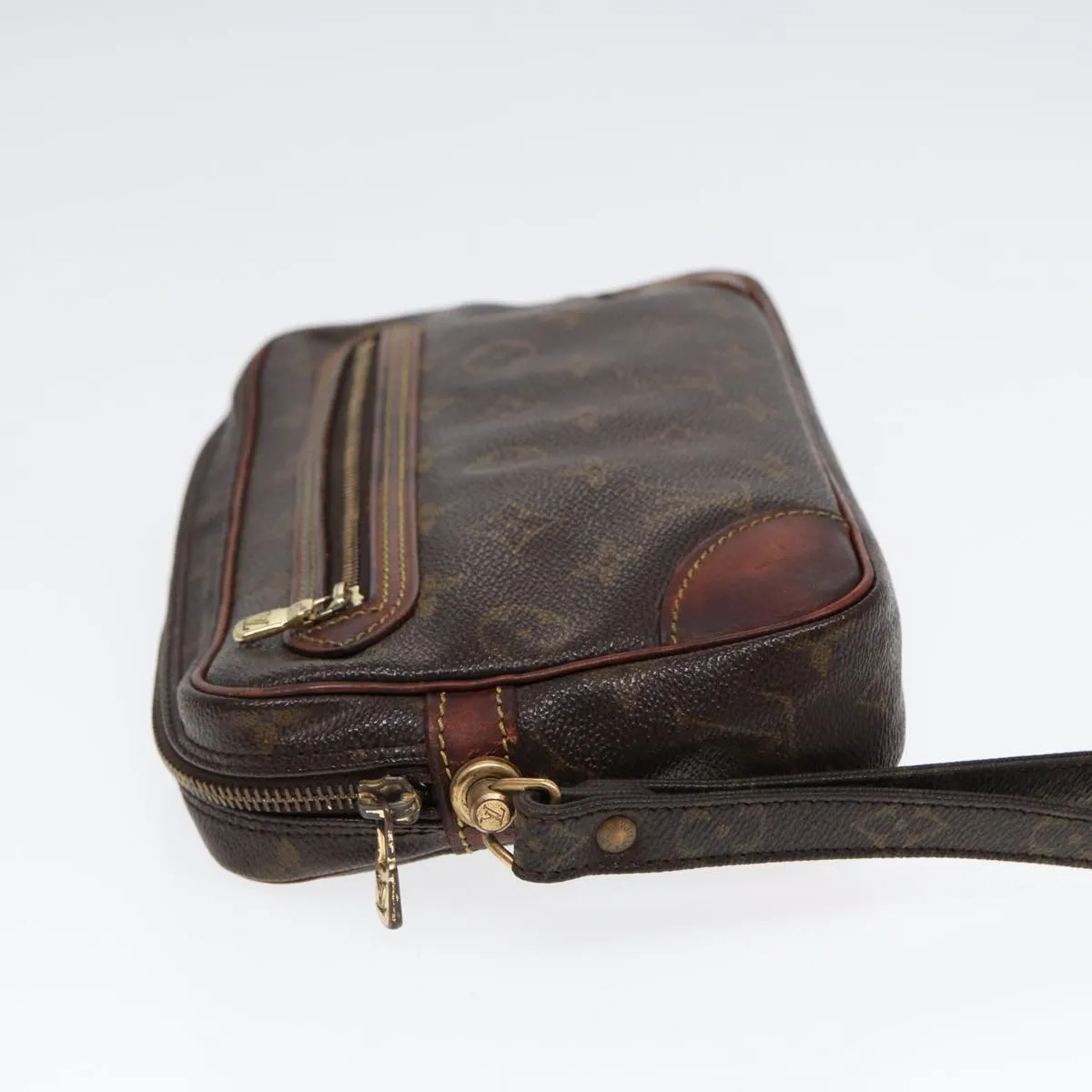 Trendy Inspired Louis Vuitton Monogram Marly Dragonne Gm Clutch Bag M51825 Lv Auth 84686