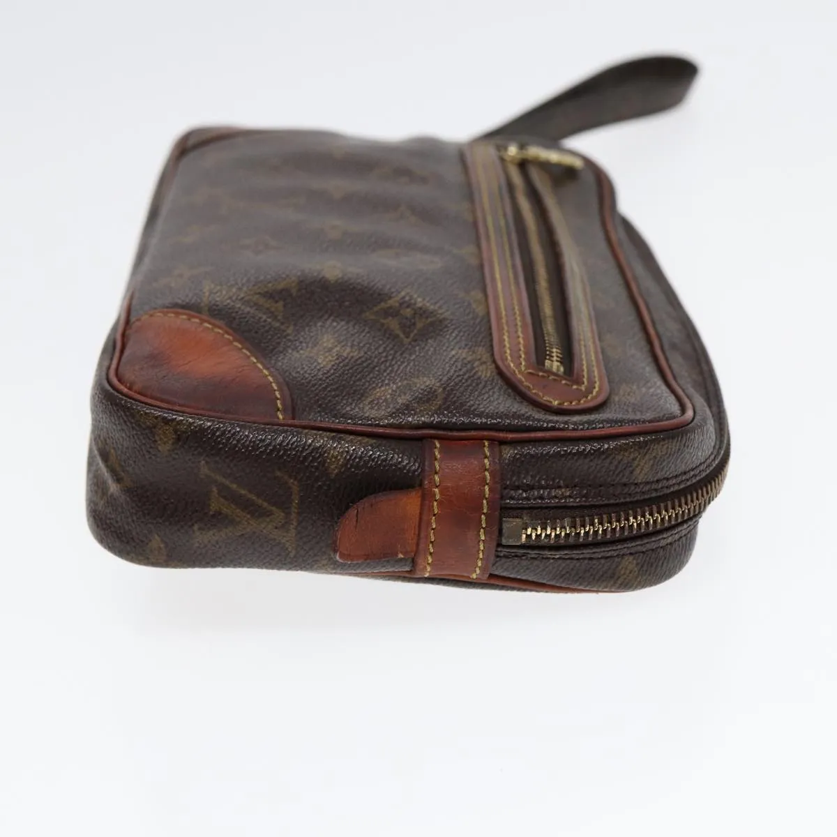 Trendy Inspired Louis Vuitton Monogram Marly Dragonne Gm Clutch Bag M51825 Lv Auth 84686