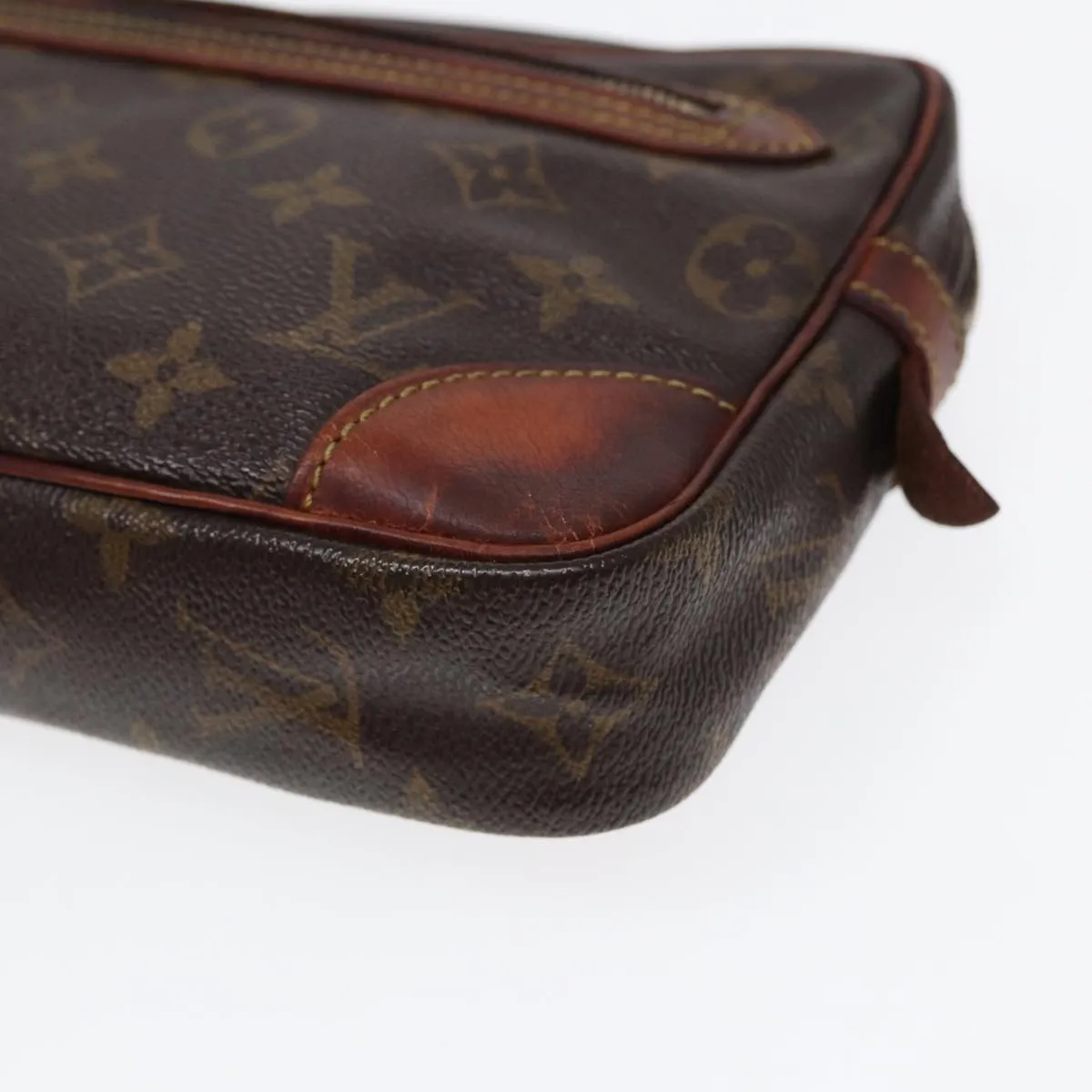 Trendy Inspired Louis Vuitton Monogram Marly Dragonne Gm Clutch Bag M51825 Lv Auth 84686