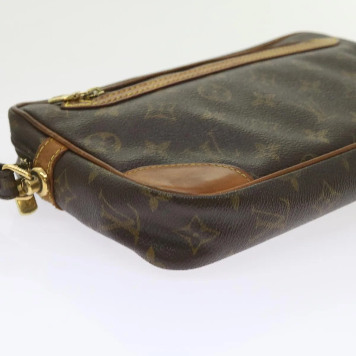 Trendy Inspired Louis Vuitton Monogram Marly Dragonne Gm Clutch Bag M51825 Lv Auth Am5206