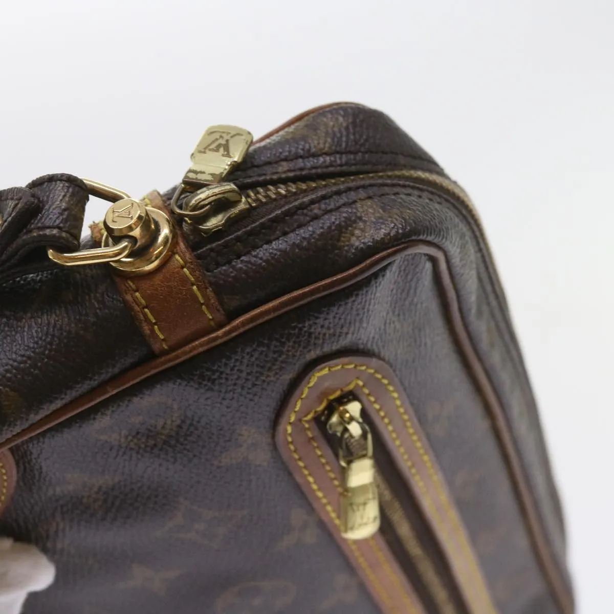 Trendy Inspired Louis Vuitton Monogram Marly Dragonne Gm Clutch Bag M51825 Lv Auth Am5206