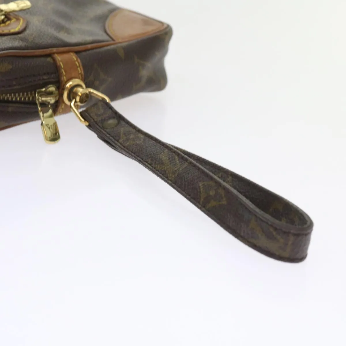 Trendy Inspired Louis Vuitton Monogram Marly Dragonne Gm Clutch Bag M51825 Lv Auth Am5206