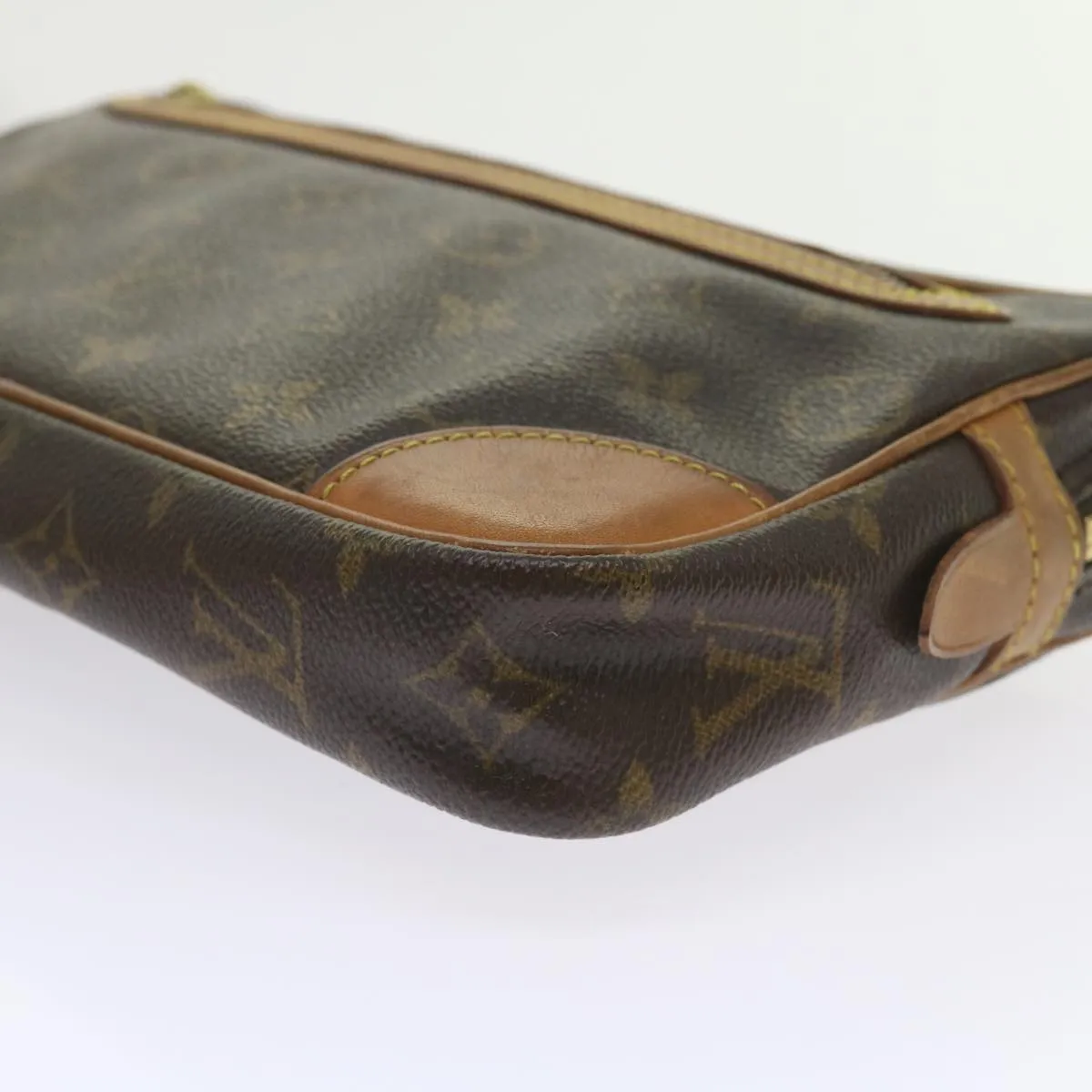 Trendy Inspired Louis Vuitton Monogram Marly Dragonne Gm Clutch Bag M51825 Lv Auth Am5206