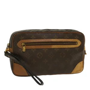 Trendy Inspired Louis Vuitton Monogram Marly Dragonne Gm Clutch Bag M51825 Lv Auth Rd5727