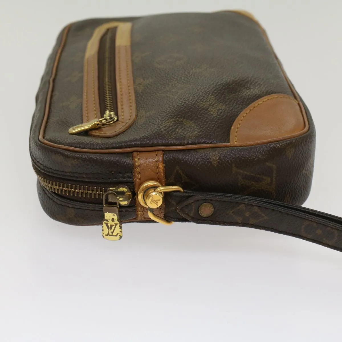 Trendy Inspired Louis Vuitton Monogram Marly Dragonne Gm Clutch Bag M51825 Lv Auth Rd5727