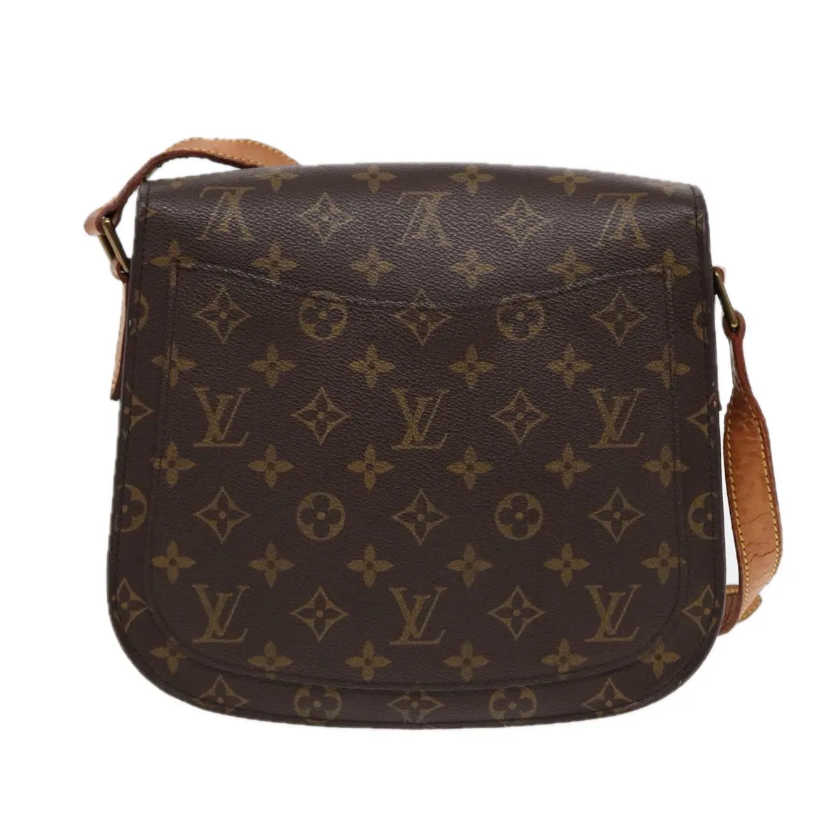 Trendy Inspired Louis Vuitton Monogram Saint Cloud Gm Shoulder Bag M51242 Lv Auth 88023