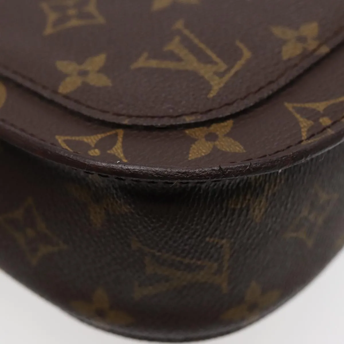 Trendy Inspired Louis Vuitton Monogram Saint Cloud Gm Shoulder Bag M51242 Lv Auth 88023