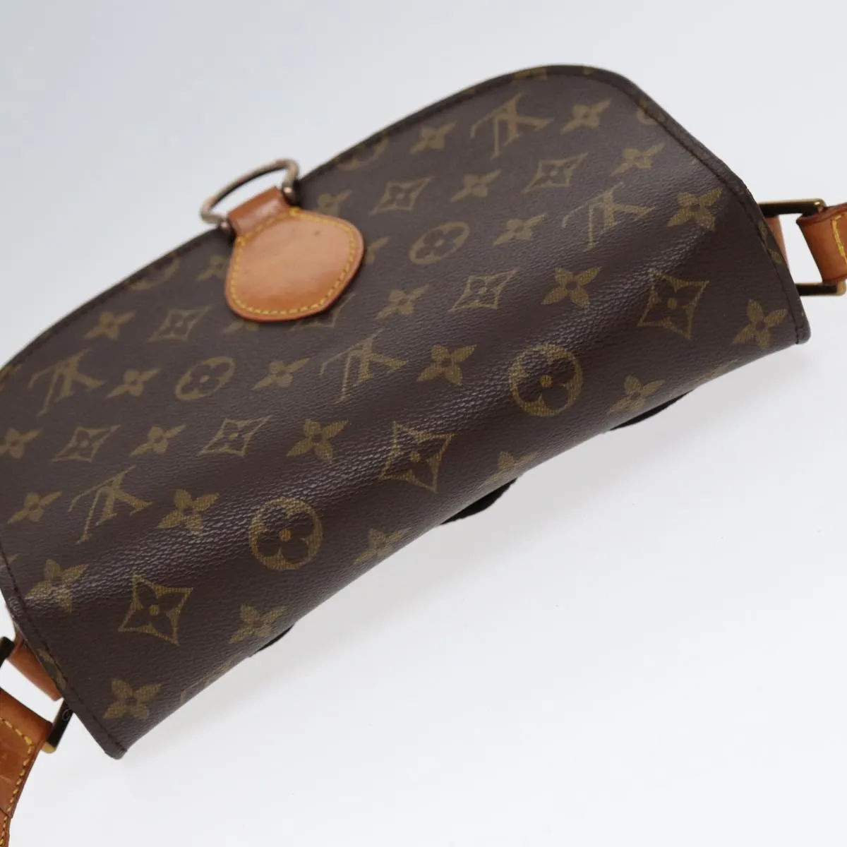 Trendy Inspired Louis Vuitton Monogram Saint Cloud Gm Shoulder Bag M51242 Lv Auth 88023