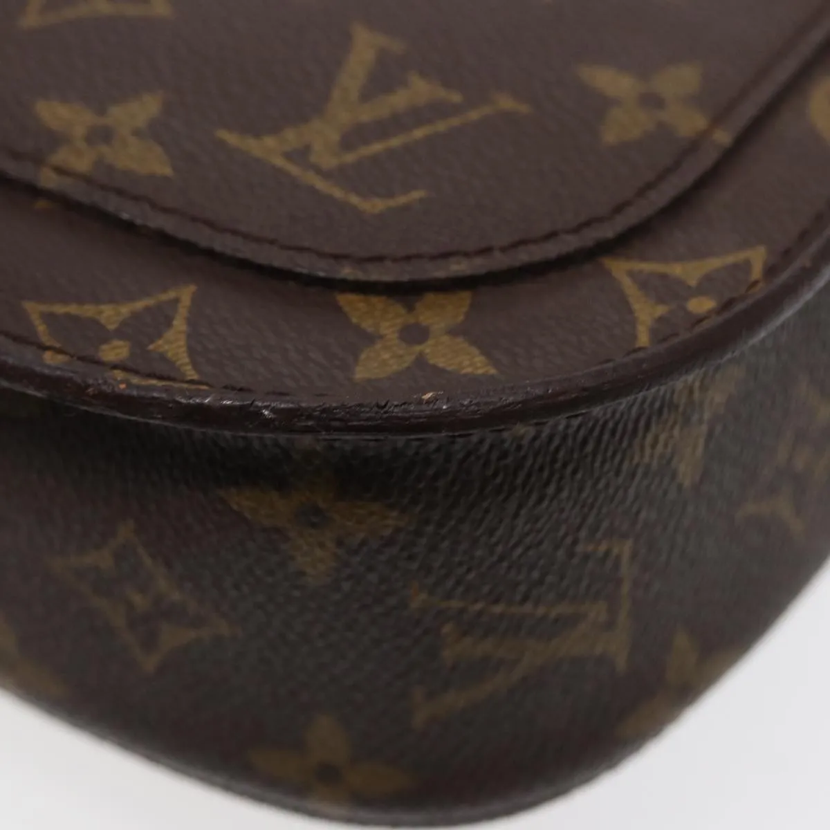 Trendy Inspired Louis Vuitton Monogram Saint Cloud Gm Shoulder Bag M51242 Lv Auth 88023
