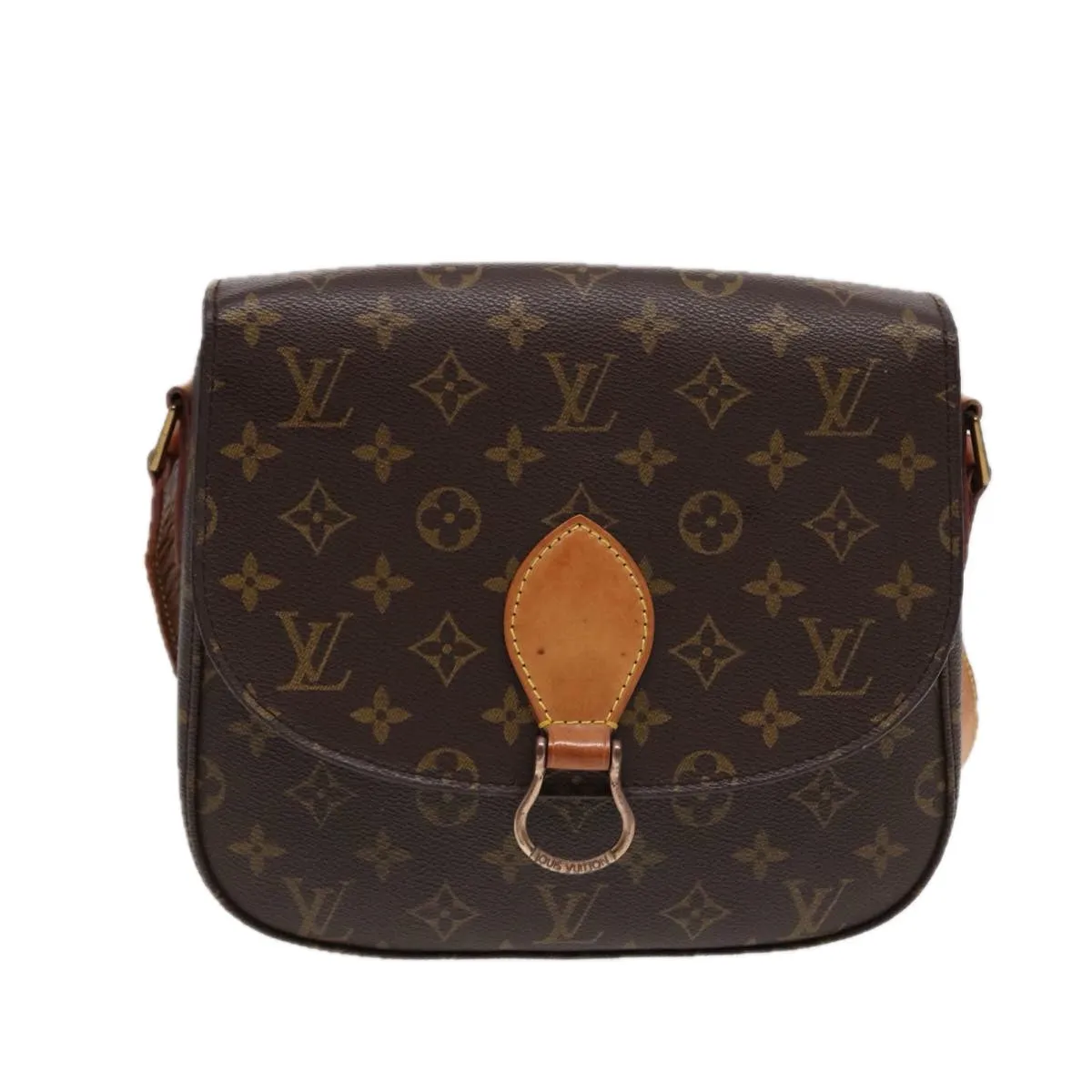 Trendy Inspired Louis Vuitton Monogram Saint Cloud Gm Shoulder Bag M51242 Lv Auth 88023