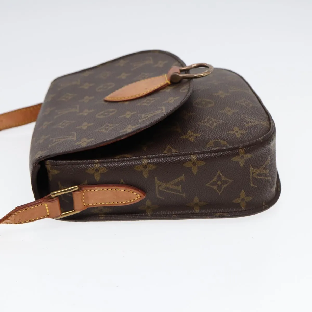 Trendy Inspired Louis Vuitton Monogram Saint Cloud Gm Shoulder Bag M51242 Lv Auth 88023