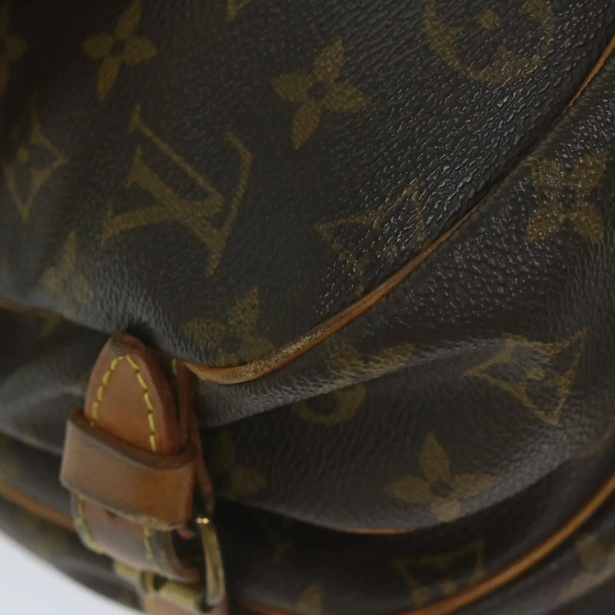 Trendy Inspired Louis Vuitton Monogram Saumur 30 Shoulder Bag M42256 Lv Auth Am5348