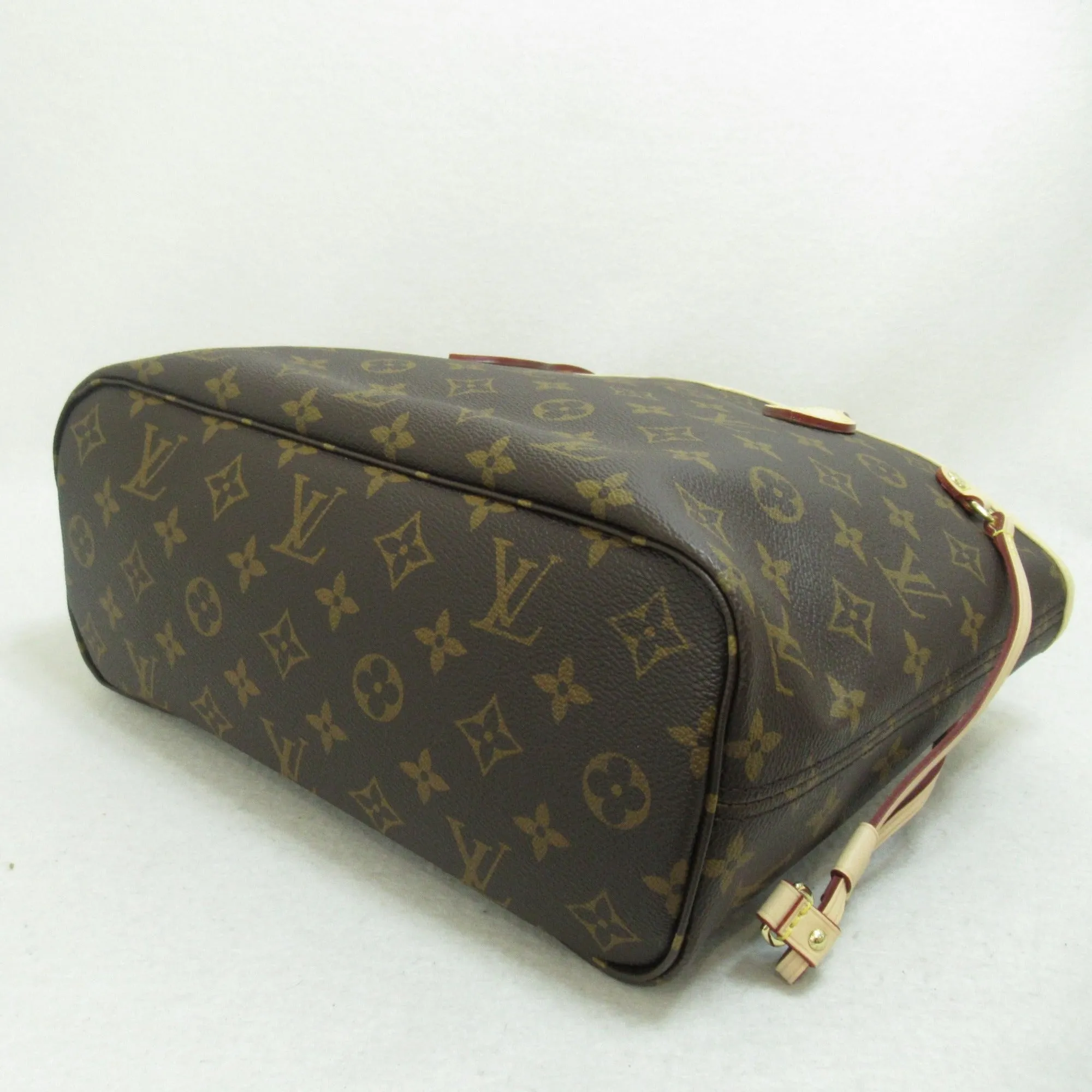 Trendy Inspired Louis Vuitton Never Full Pm Brown Pivoine Fuschia Monogram Pvc Coated Canvas M41245