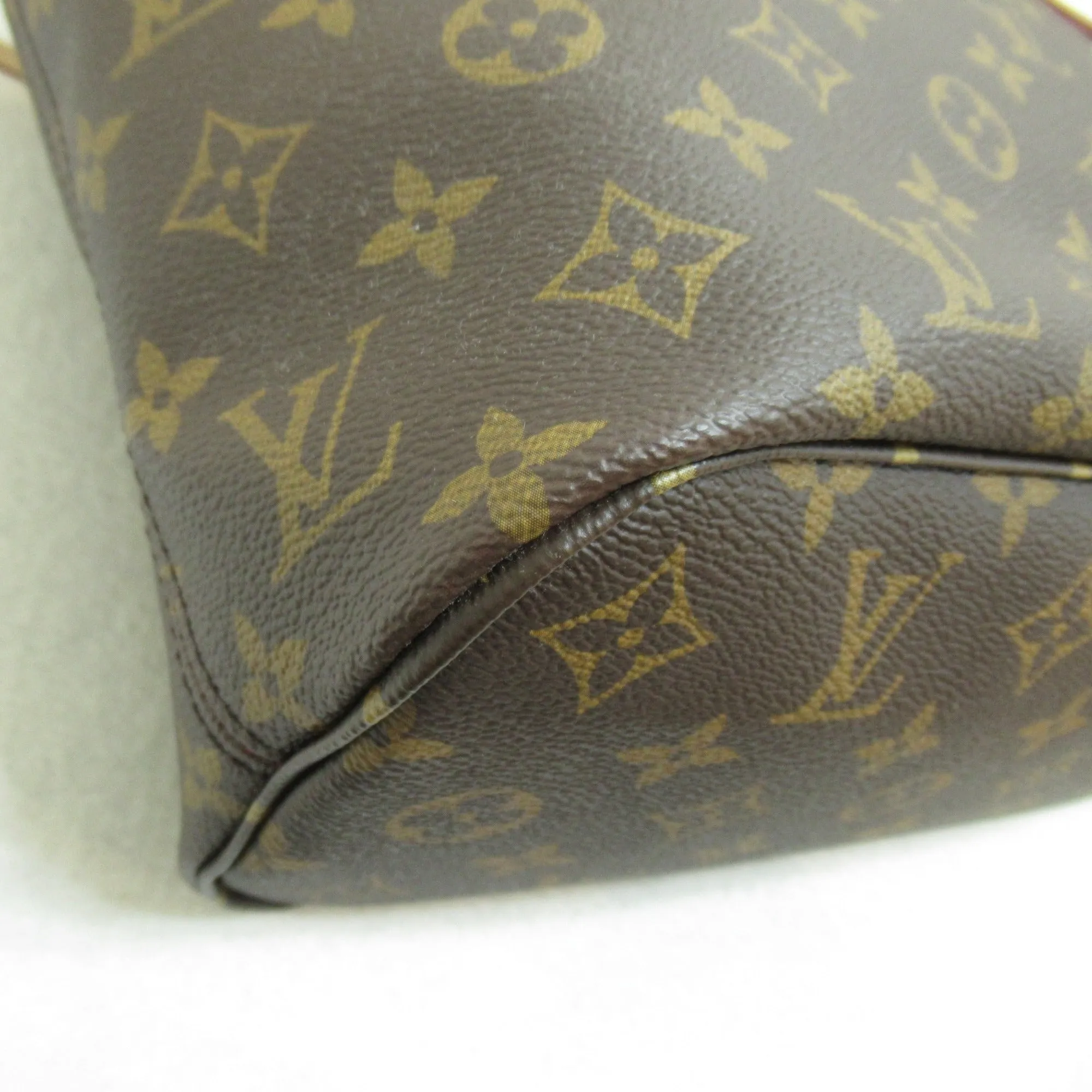 Trendy Inspired Louis Vuitton Never Full Pm Brown Pivoine Fuschia Monogram Pvc Coated Canvas M41245