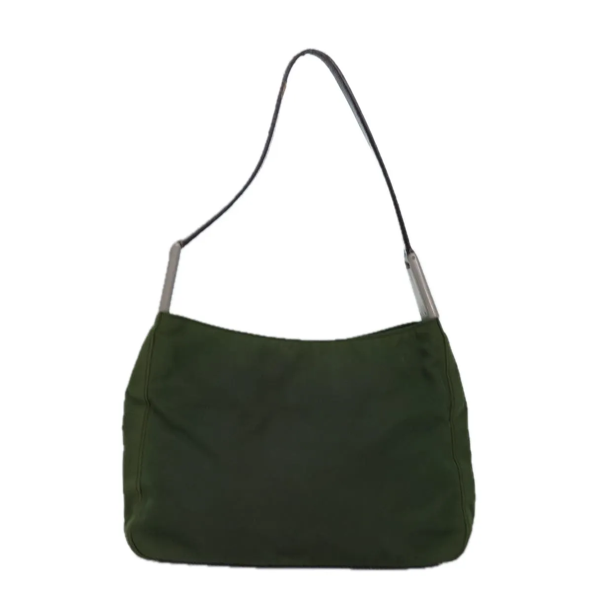 Trendy Inspired Prada Shoulder Bag Nylon Khaki Auth 74196
