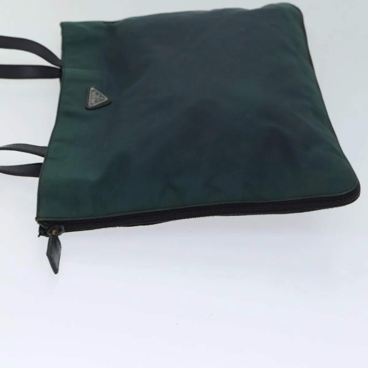 Trendy Inspired Prada Shoulder Bag Nylon Khaki Auth 78482
