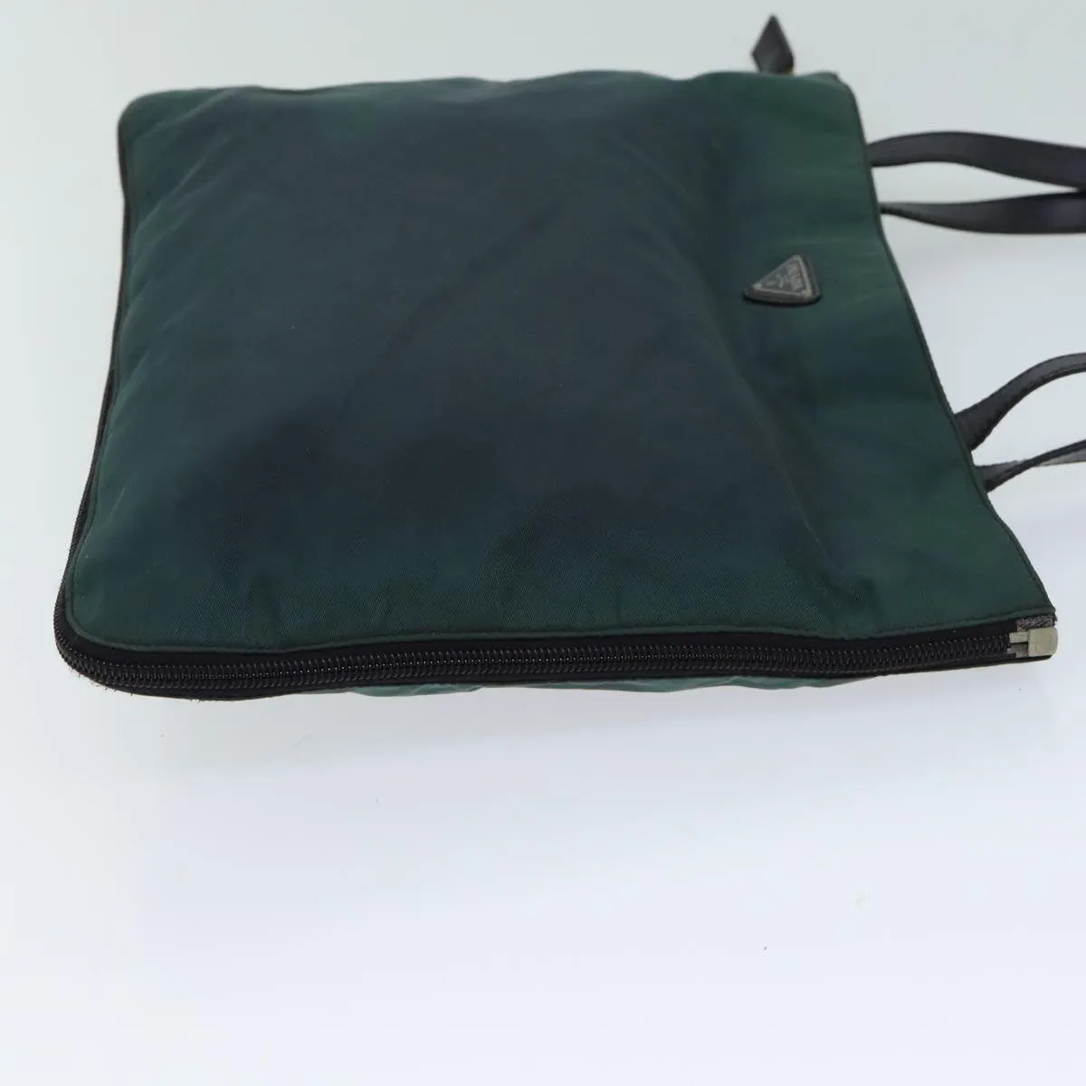 Trendy Inspired Prada Shoulder Bag Nylon Khaki Auth 78482