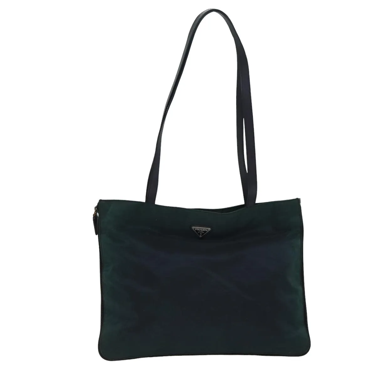 Trendy Inspired Prada Shoulder Bag Nylon Khaki Auth 78482
