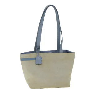 Trendy Inspired Prada Sports Tote Bag Canvas Beige Auth Bs14541
