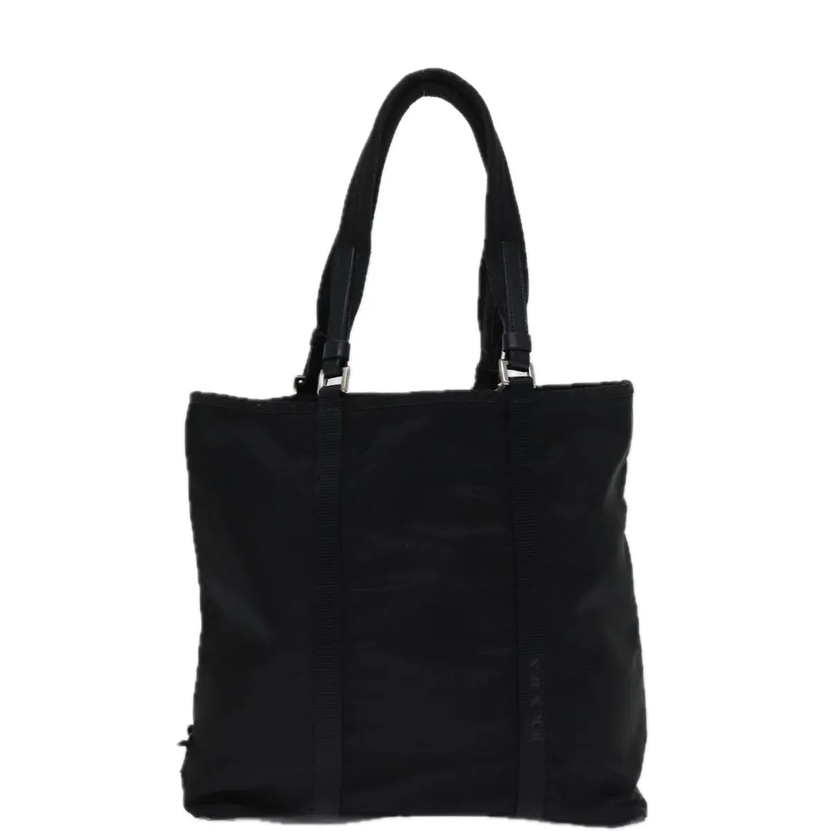 Trendy Inspired Prada Tote Bag Nylon Black Auth 74634