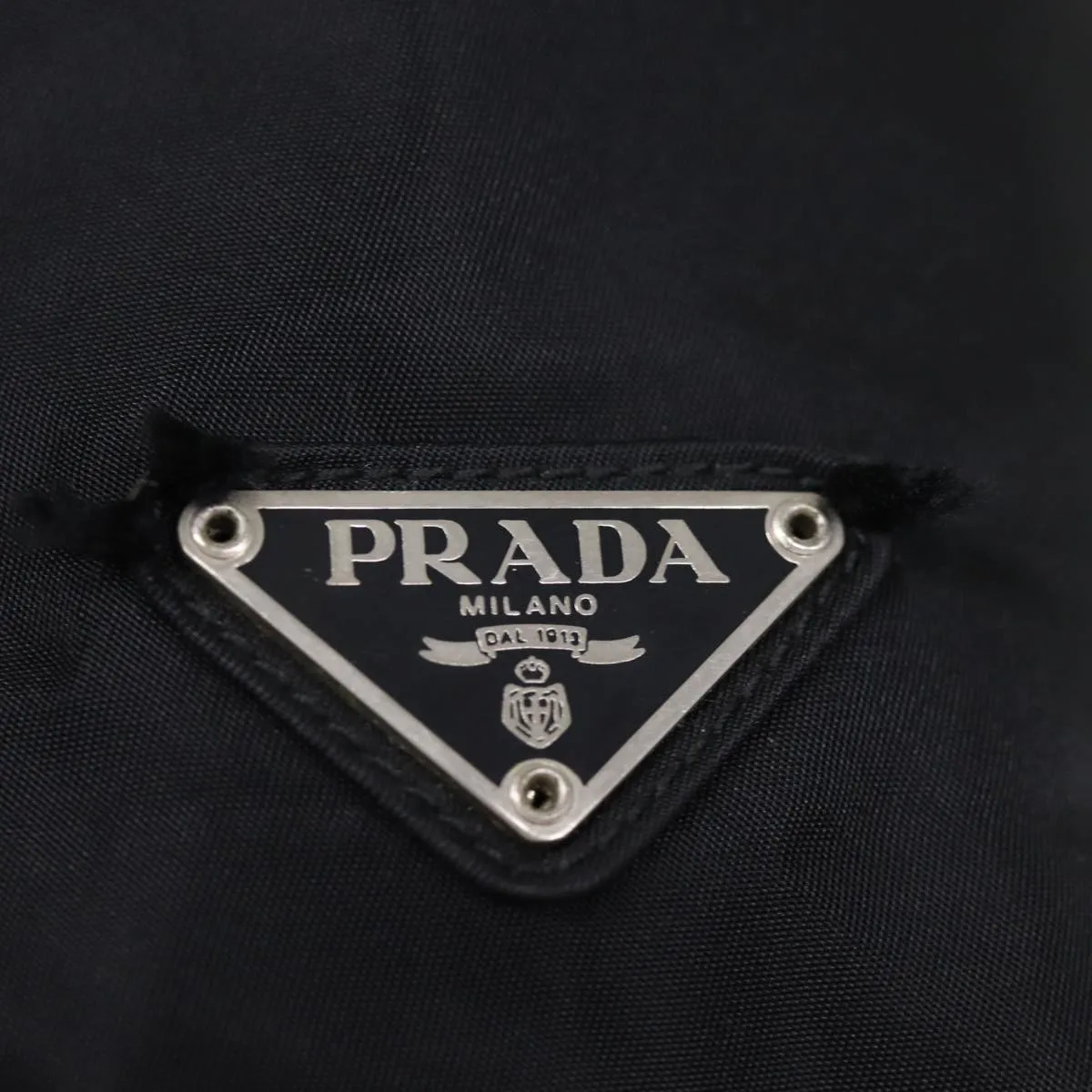 Trendy Inspired Prada Tote Bag Nylon Black Auth 74634