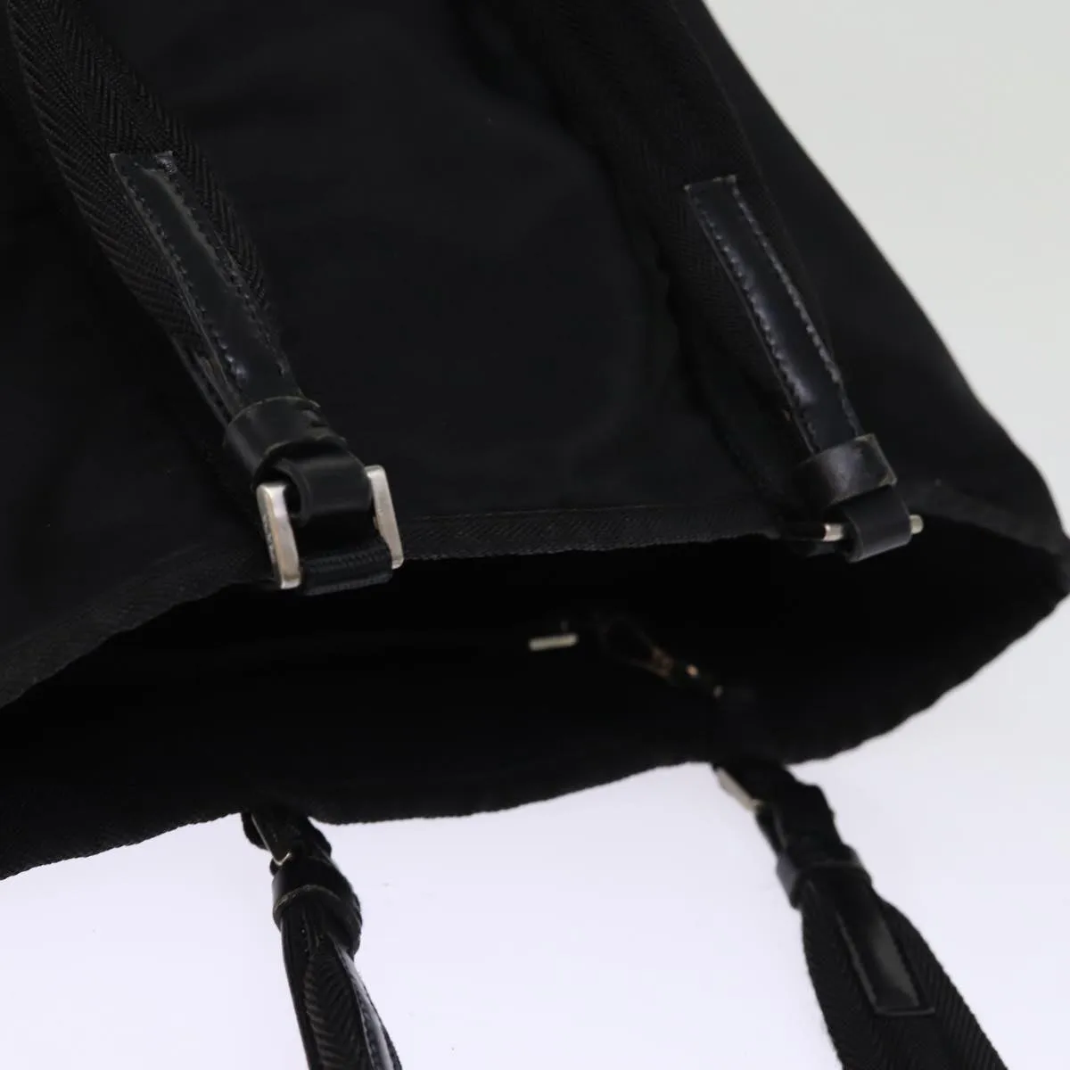 Trendy Inspired Prada Tote Bag Nylon Black Auth 74634