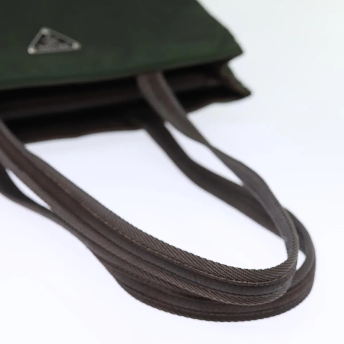 Trendy Inspired Prada Tote Bag Nylon Khaki Auth Yk12400